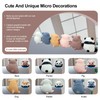 New 6Pcs Creative 3D Craft Figurine Computer Monitor Decor,Tv and