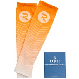Raquex Sport Arm Compression Sleeves (2 Pack) - Anti Slip Compression Sleeves for Arms – Lower & Upper Arm Compression & Elbow Support – 5 Colours - 2 Pack