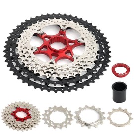 CYSKY 12 Speed Bike Cassette 11-50T, 11-52T Compatible with Shimano, Sram HG System Fit for Mountain Bike, Road Bicycle, MTB (12spd 11-52t)