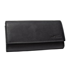 Menzo Real Leather Waiter's Wallet, Waiter's Bag, Waiter's Bag, black