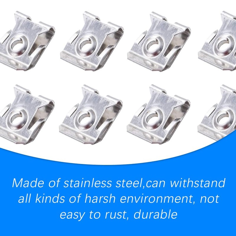 Zufoty 8PCS Lower Engine Cover Bolt Pin Screws, Radiator Engine