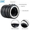 JJC Autofokus Zwischenringe (AF) mit TTL-Belichtung für Makrofotographie 12mm, 20mm