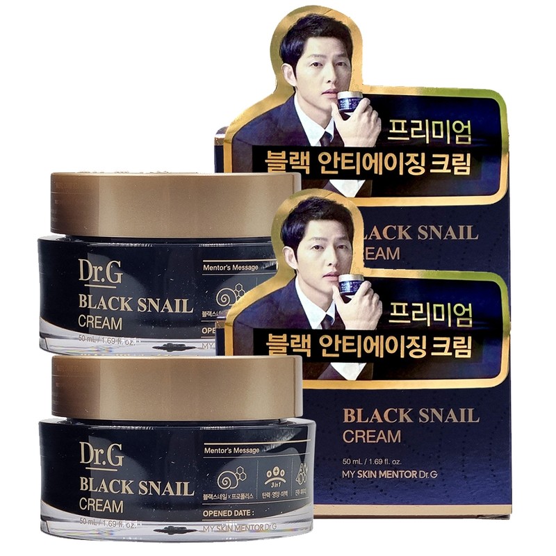 Dr.G Black Snail Cream 50ml x2 Elasticity Nutrition Snail Cream