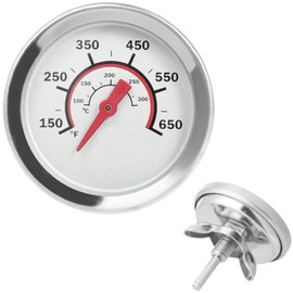 1.8'' Lid Temperature Gauge for Charbroil Grill Replacement Parts, Thermometer for Char-Broil Advantage, Tru-Infrared Performance Series 463625217 463229521 463238218 G432-8L00-W1 Heat Indicator