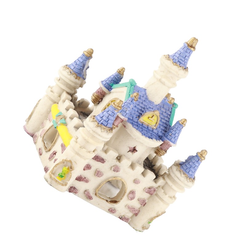 Aquarium Resin Castle Decoration High Simulation Fish Tank Roman Castle