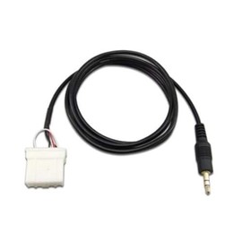 Goliton® AUX 3.5mm Cable Connect AUX Audio Compatible with Mazda Car Player connector adapter cable (2 Meters long)
