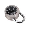 Dial Combination Lock Heat Treatment Hardened Steel Security Waterproof for