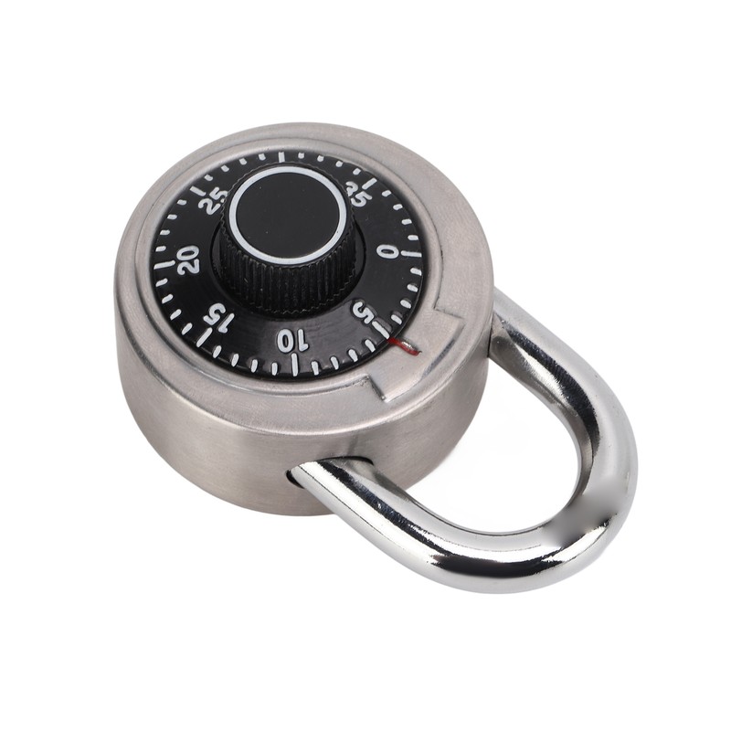 Dial Combination Lock Heat Treatment Hardened Steel Security Waterproof for
