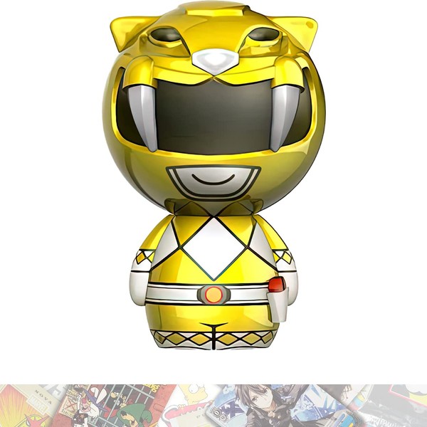 Yellow Ranger (Chase): Dorbz Vinyl Figurine Bundled with 1 A.C.G.