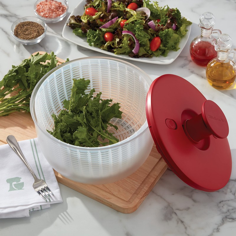 KitchenAid Universal Salad Spinner with Removable Bowl, Colander and One