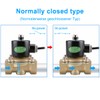 Baomain 1 inch DC 24V Brass Electric Solenoid Valve Water