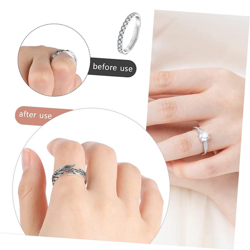 Operitacx Invisible Ring Size Adjusters Set Ring Smaller Adjuster S