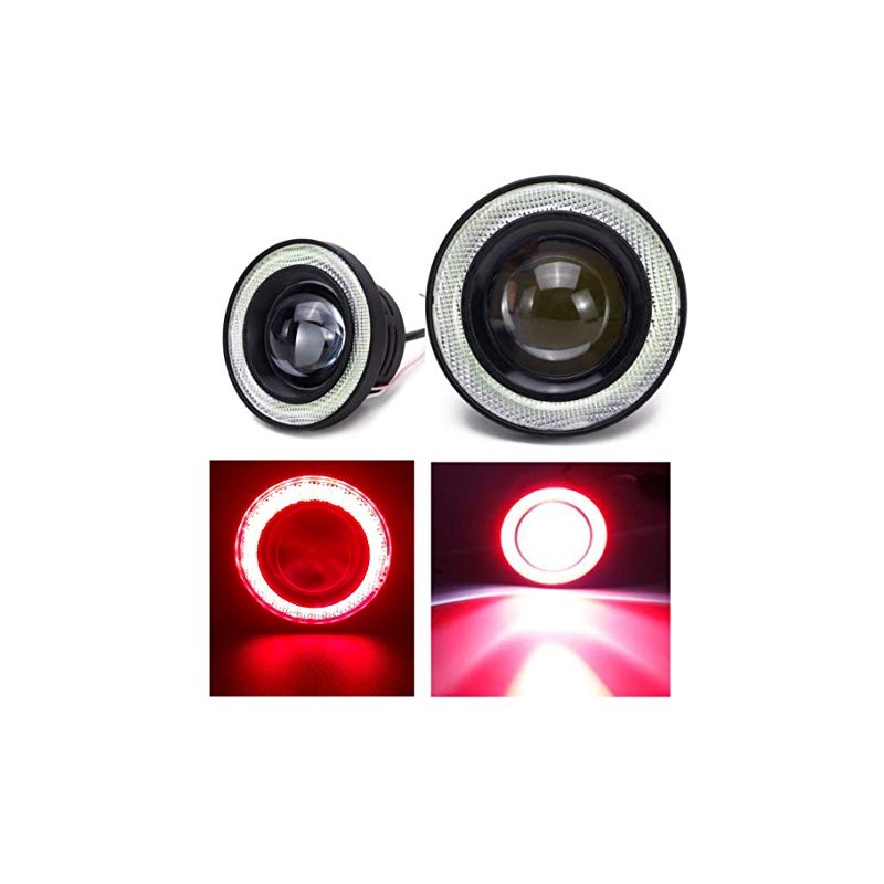 Kstyle Red 3.5 LED Fog Light Universal with Squid Ring