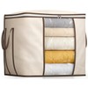 SLEEPING LAMB 170L Huge Blanket Storage Bag, Sturdy Oxford Fabric