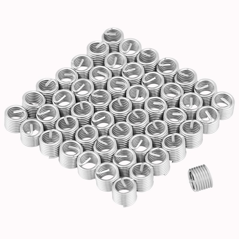 50 piezas M8 insertos de hilo de acero inoxidable alambre