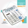 Premium Commercial 12-Digit Large Desktop Calculator with Huge 5-Inch LCD