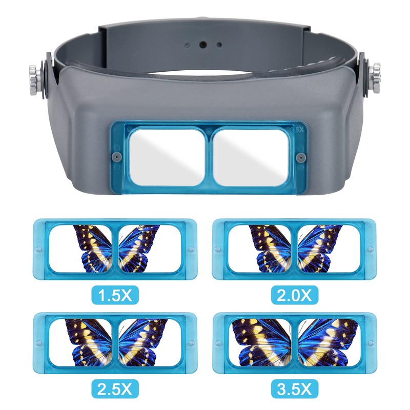 Optivisor Jewelers Magnifying Glasses - 1.5X, 2X, 2.5X, 3.5X Optical