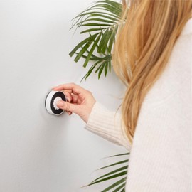 Flic Twist | Smart Home Controller | Works with Matter, Alexa, SmartThings Through Any Flic Hub (Black & White)