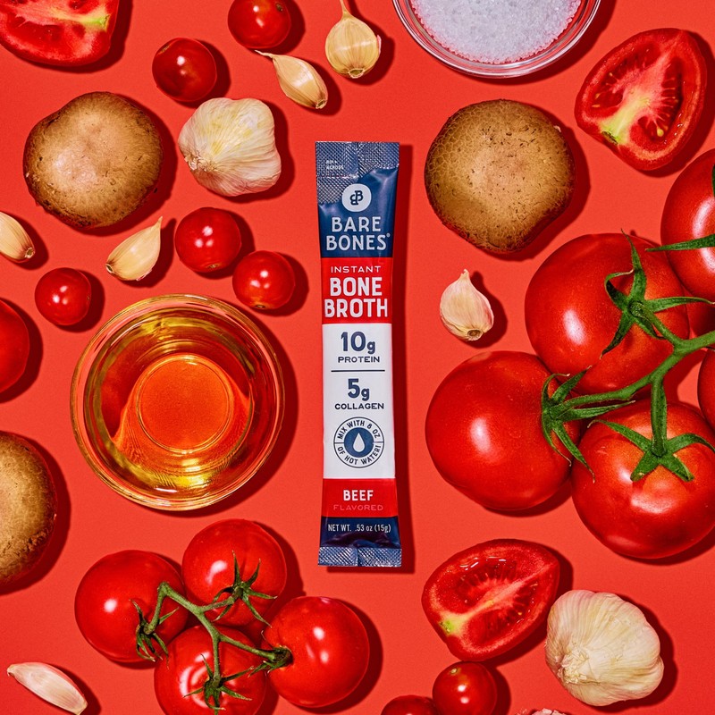 Bare Bones Beef Bone Broth Instant Powdered Mix Packets |