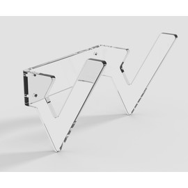 Board Addicted Wall Mount ツ Wall Bracket for Longboard, Skateboard, Snowboard, Wakeboard, Penny Board, Kiteboard..., Board Addicted Wandhalterung für Longboards, Snowboards, Wakeboards uvm., transparent, universal