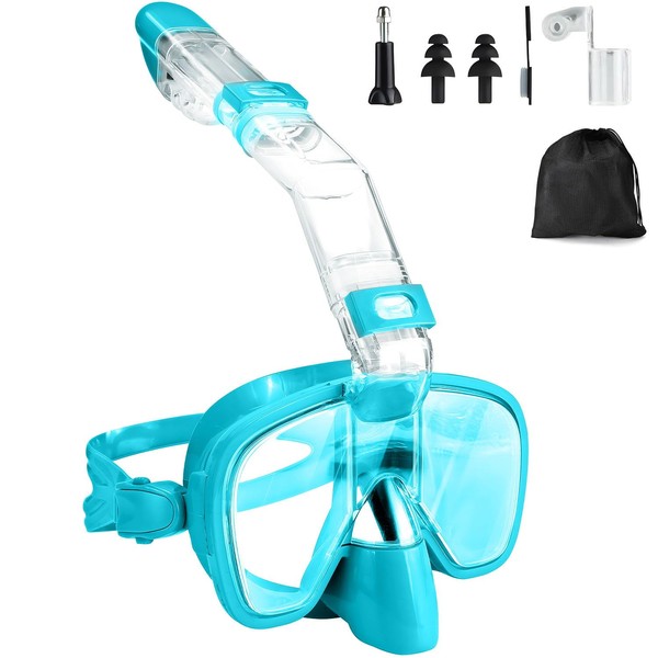WOTOW Kit de Esnórquel para Adultos, Juego de Esnórquel Buceo