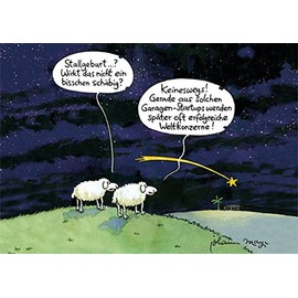 Inkognito Postcards Christmas A6 • 78900 "Stable Birth Artist Johann Mayr