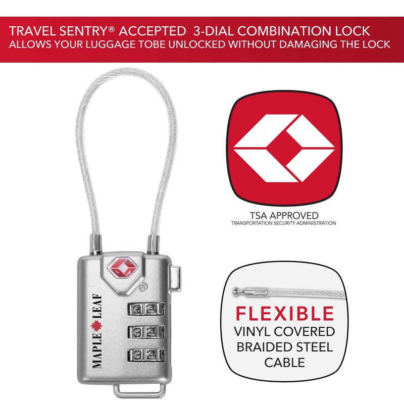 Maple Leaf Travel - 2 Pack of Travel Sentry 3