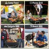 SUNLIFER Portable Charcoal Grill, Table Top Small BBQ Grill For