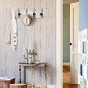 Rustic Coat Rack - Wall Mounted Whitewash 24" Entryway Coat