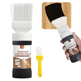 Anirun 6.35 oz Touch-Up Paint for Furniture, Cabinets, Wood, Metal - No Sanding, Fast-Drying, Water-Based Multi-Surface(Black)