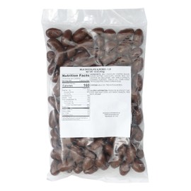Milk Chocolate Covered Almonds, 1 Pound Bulk Bag, Chocolate Covered Nuts, The Hampton Popcorn & Candy Company