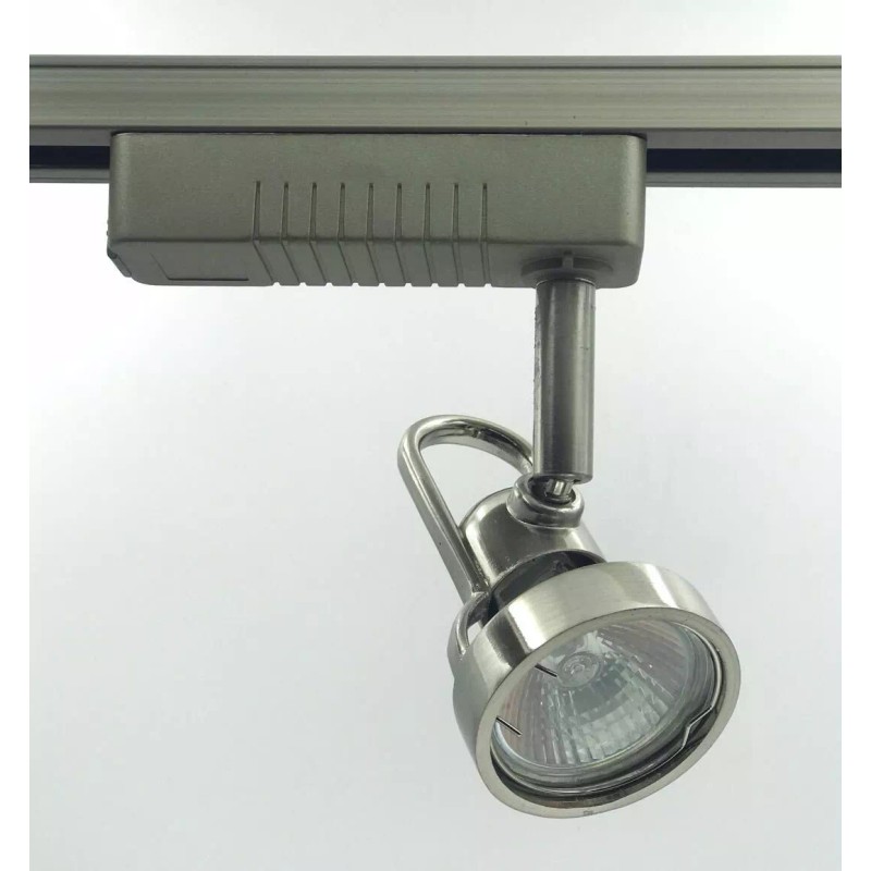 METRO LIGHTING Low Voltage Track Lighting Head,12V ,MR16, Satin Nickel