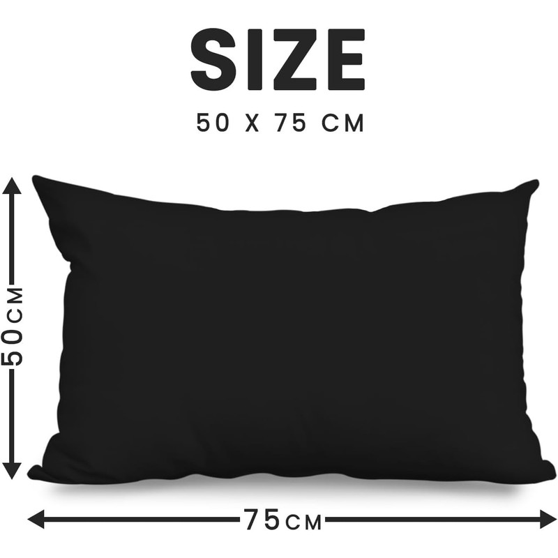 Pillow cases 2 Pack – Soft Brushed Microfiber Envelope Closure