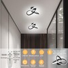 EIDISUNY LED Ceiling Light Dimmable, Modern LED Ceiling Lamp with