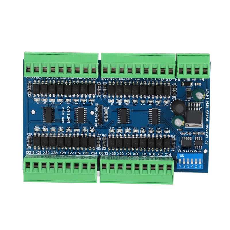 RS485 Input Controller 32 Channel DIN Rail Isolated PLC Switch