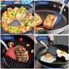 Elesunory 4 pcs Silicone Spatula, Heat Resistant Silicone Cookie Spatula