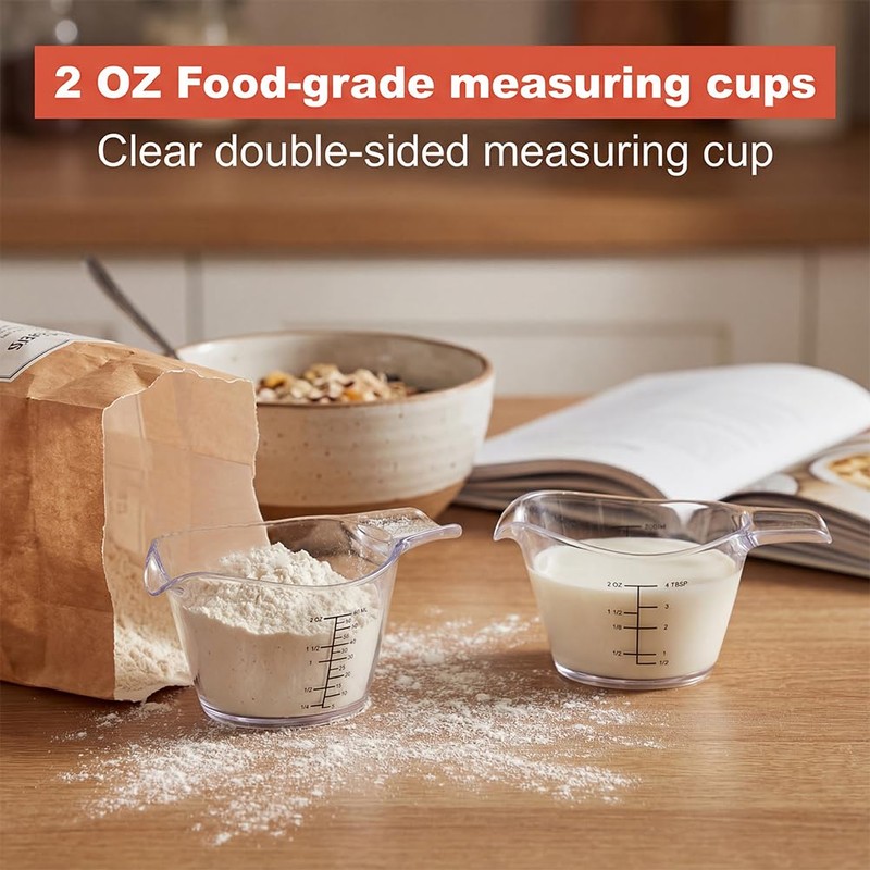 4 Pack Small Measuring Cups, Mini Measuring Cups for Kitchen,