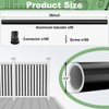 TOCRETOARE 50 Pack 36" Aluminum Deck Balusters, Balusters for Deck