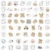 Haorange Line Puppy Waterproof Sticker Paper Notebook Bike Suitcase Sticker