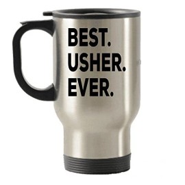 Unbranded Usher Travel Mug - Best Usher Ever Travel Insulated Tumblers Mug