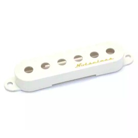 Fender 005-3339-010 Fender 1 Noiseless White Fender Strat Guitar Bridge Pickup Cover NF