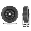 2Pcs Rubber Wheel 5kw-6.5kw Gasoline Engine Generator Mute Wheels Replacement