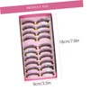 Mikinona Artificial Fiber False Lashes 10 Pairs Set Easy Application