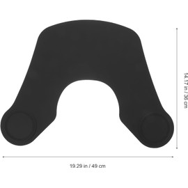 Protector de cuello, capa de corte de de silicona negro, para haircut y coloring, protege la ropa, fácil de limpiar, para clientes en peluquería Varios estilos