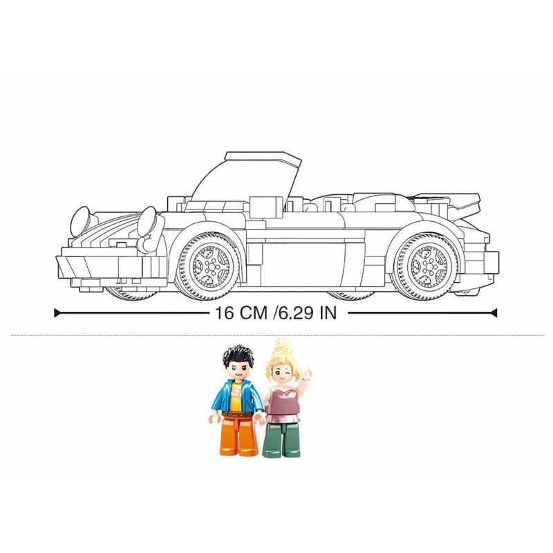 Sluban German Sports Car (290 Pieces)