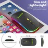 Zenyx Wireless Rechargeable Mouse, Dual Mode with USB Receiver &