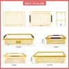 2-Tier Stackable Wire Basket with 2 Banana Hooks, Pantry Organizer