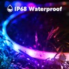 FBZ 100Ft Outdoor Waterproof LED Strip Lights,Music Sync RGB IP65