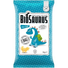 BioSaurus Organic Snack Made from Corn, Sea Salt