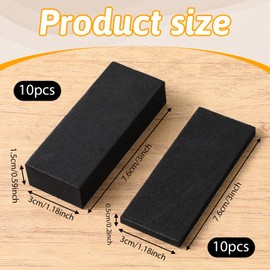 20 PCS Headboard Stoppers for Wall, EVA Foam Headboard Wall Protector Furniture Bed Stoppers for Headboards Furniture Pads Noise Bed Couch Stopper Pads Headboards Bumper, 10pcs (15mm) + 10pcs (5mm)